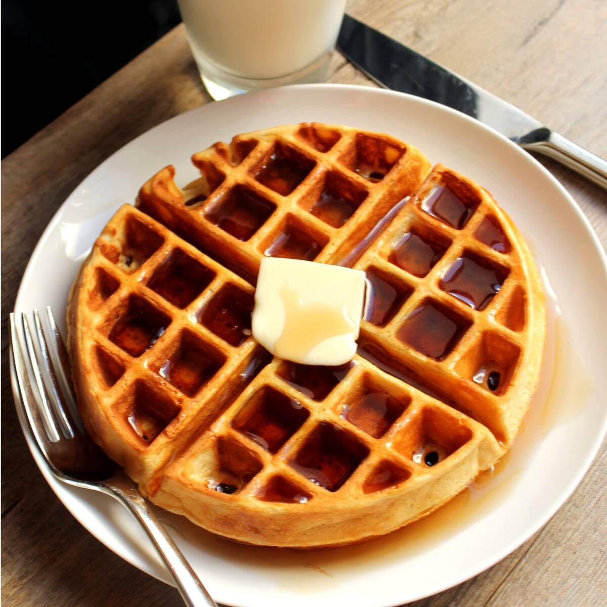 Waffle sencillo