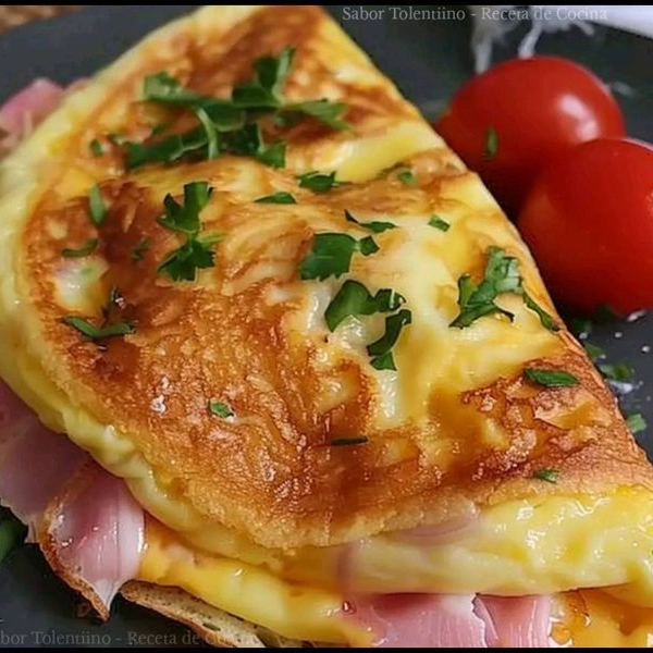 Omelette Jamon y Queso