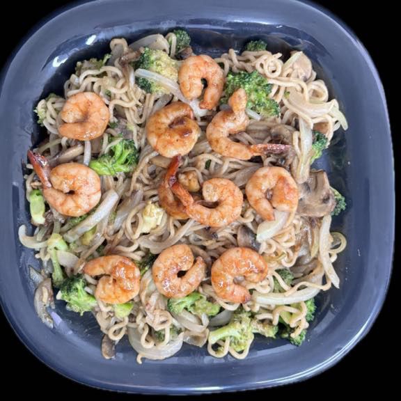 Chowmein con Camarón