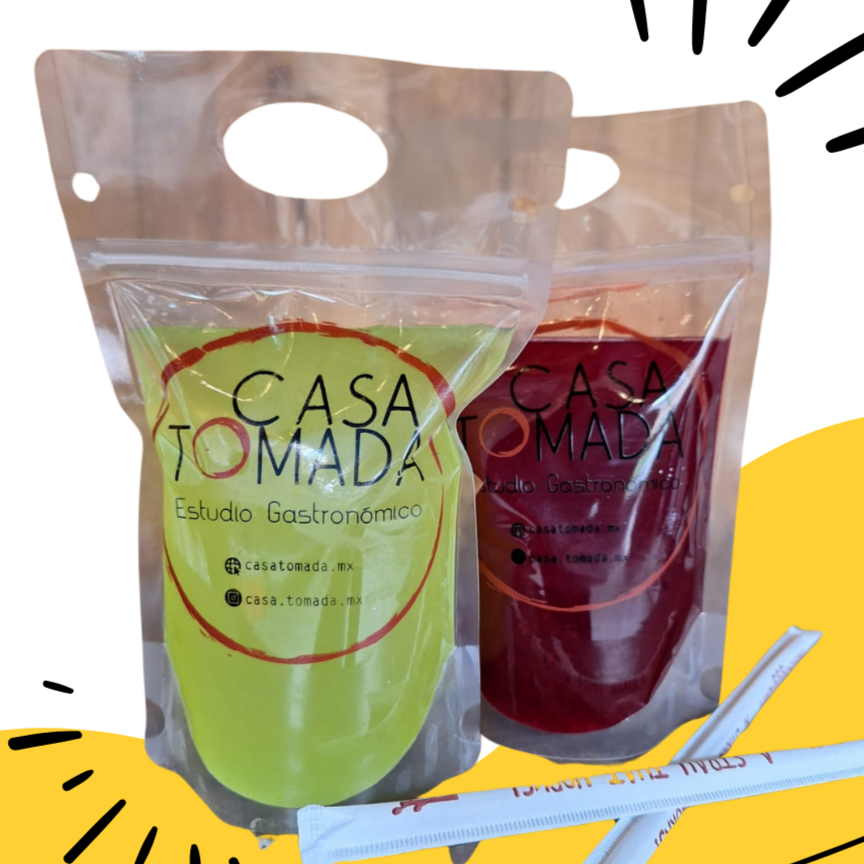 Agua Jamaica en Bolsa 550 ml