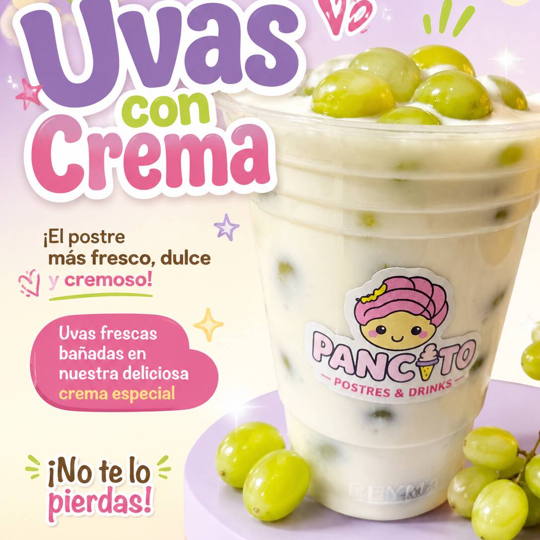 UVAS CON CREMA