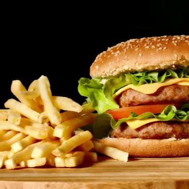 Hamburguesa Con Doble Carne C/Papas