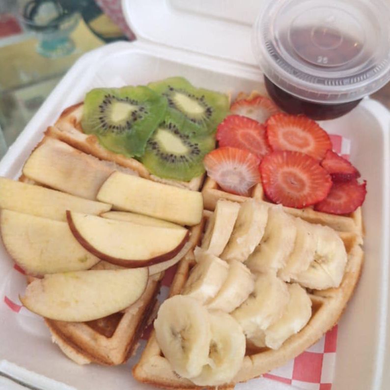 Waffle de 4 ingredientes