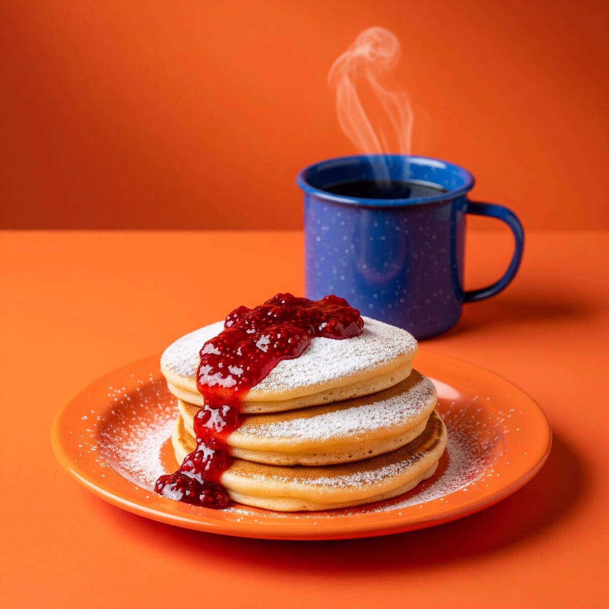 Hot Cakes (3 Pz) y Cafe de Olla