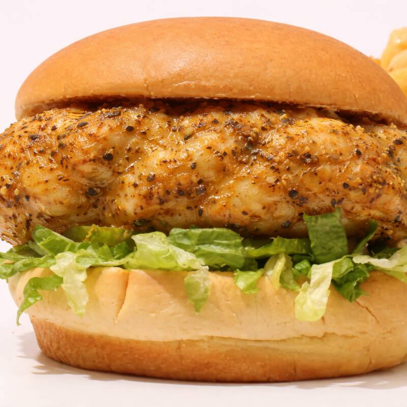 Hamburguesa tiras crispy lemon pepper