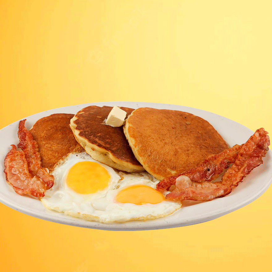 Hot Cakes Americanos (Huevos Estrellados)