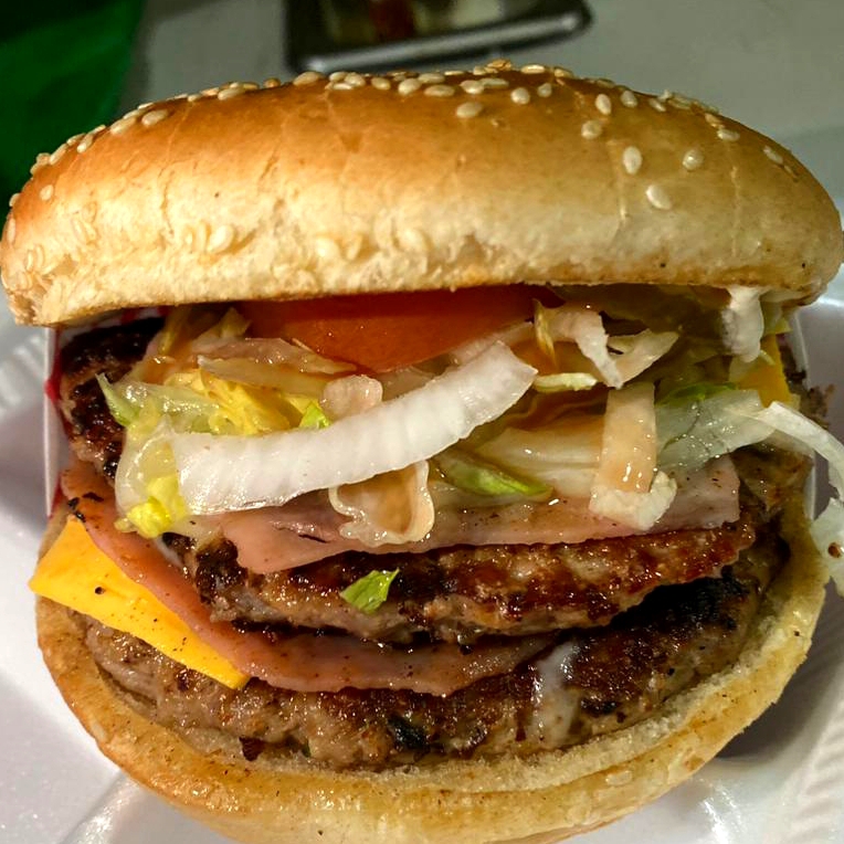 Hamburguesa Clásica Doble Carné