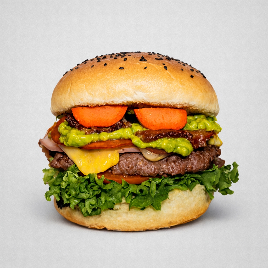 Hamburguesa Algo Bien con Papas