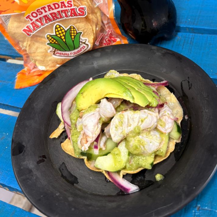 Tostada de aguachile