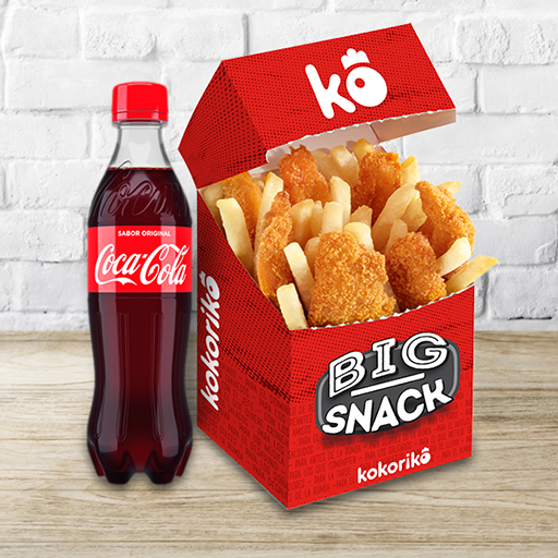 Big snack y coca cola
