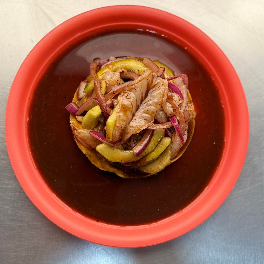 Tostada Estilo Aguachile