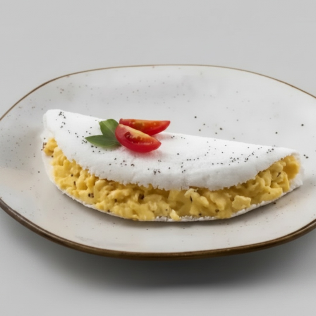 DELICIOSA TAPIOCA COM OVO TOMATE CEBOLA ORÉGANO CATUPIRY