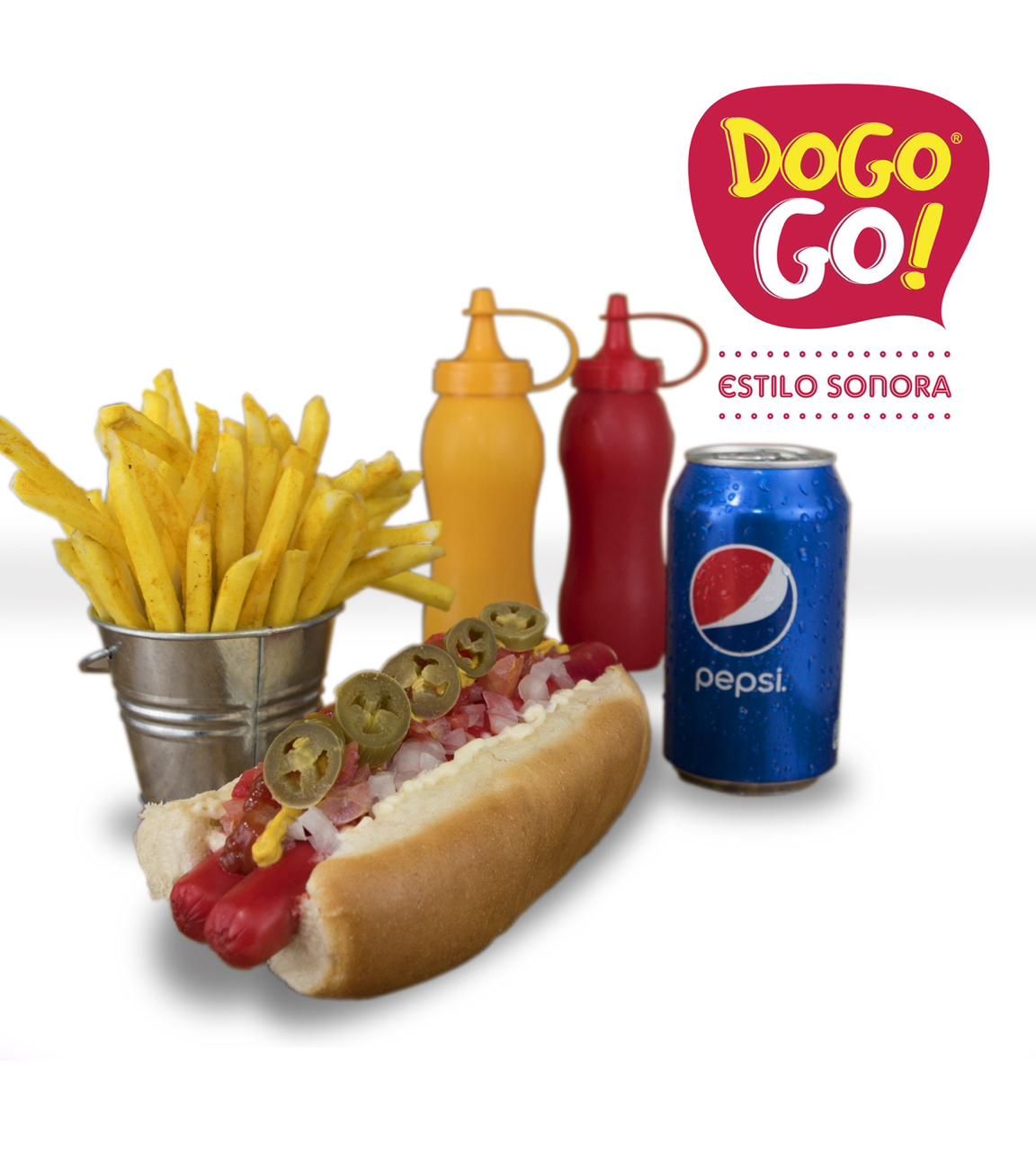 Combo Hot Dog Doble Salchicha con Tocino