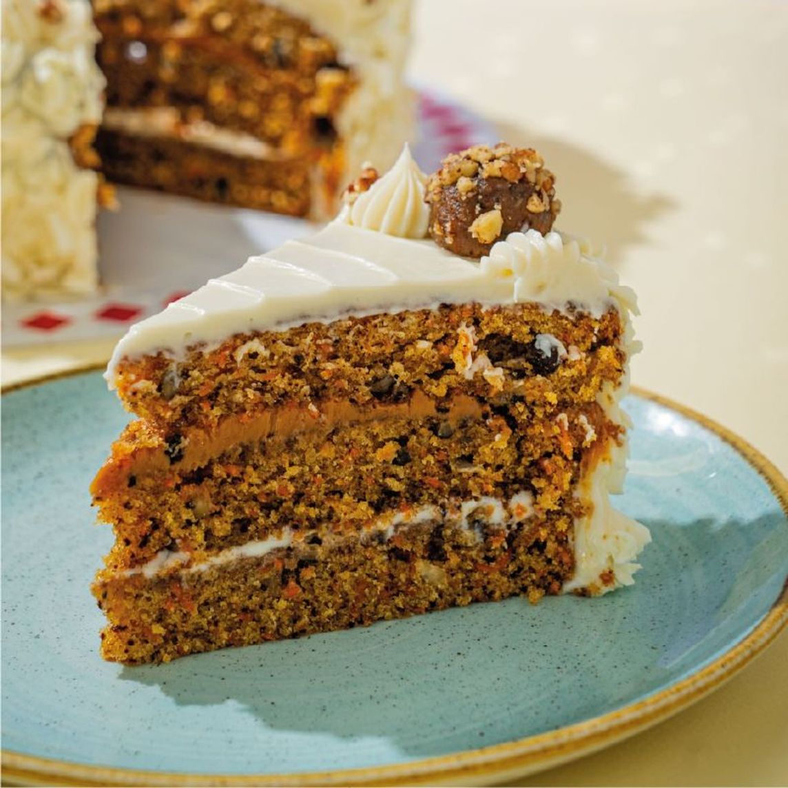 Porción Carrot Cake