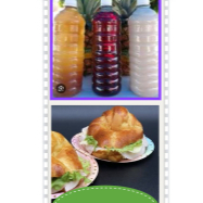 Agua de Sabor + Cuernito