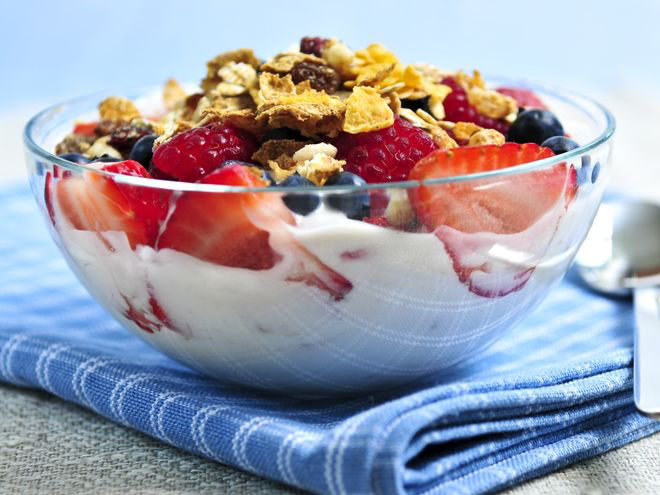 Yogurt con fruta