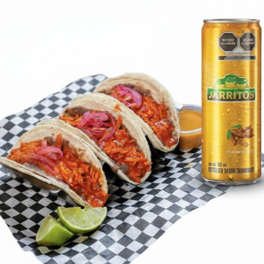 3 TACOS DE COCHINITA PIBIL + 1 JARRITO