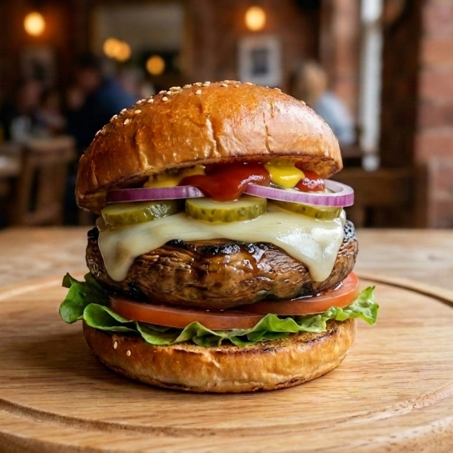 Combo 2 Hamburguesa Clasic+ 1 Lt de Agua