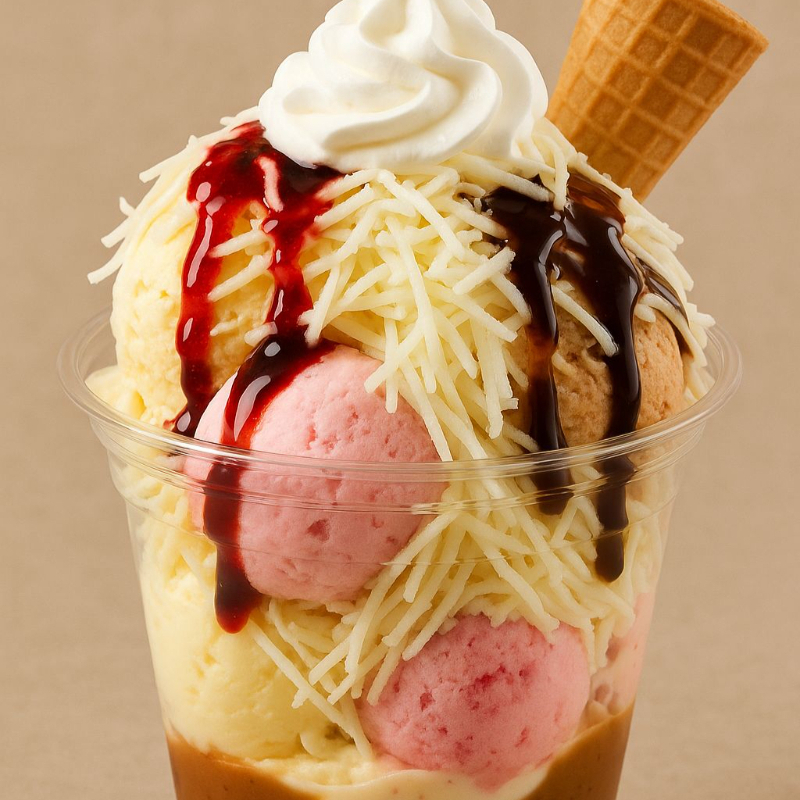 Copa de Helado y Queso 16 oz