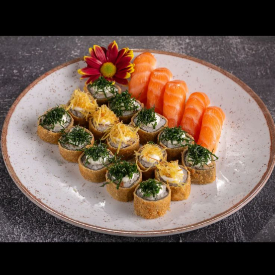 5 niguiris 10 hot couve 5 hot batata cryspe