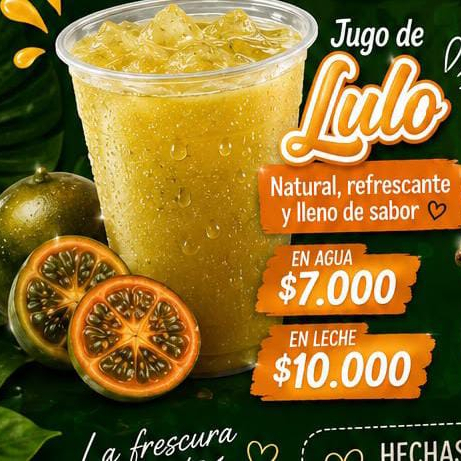 jugo natural de lulo