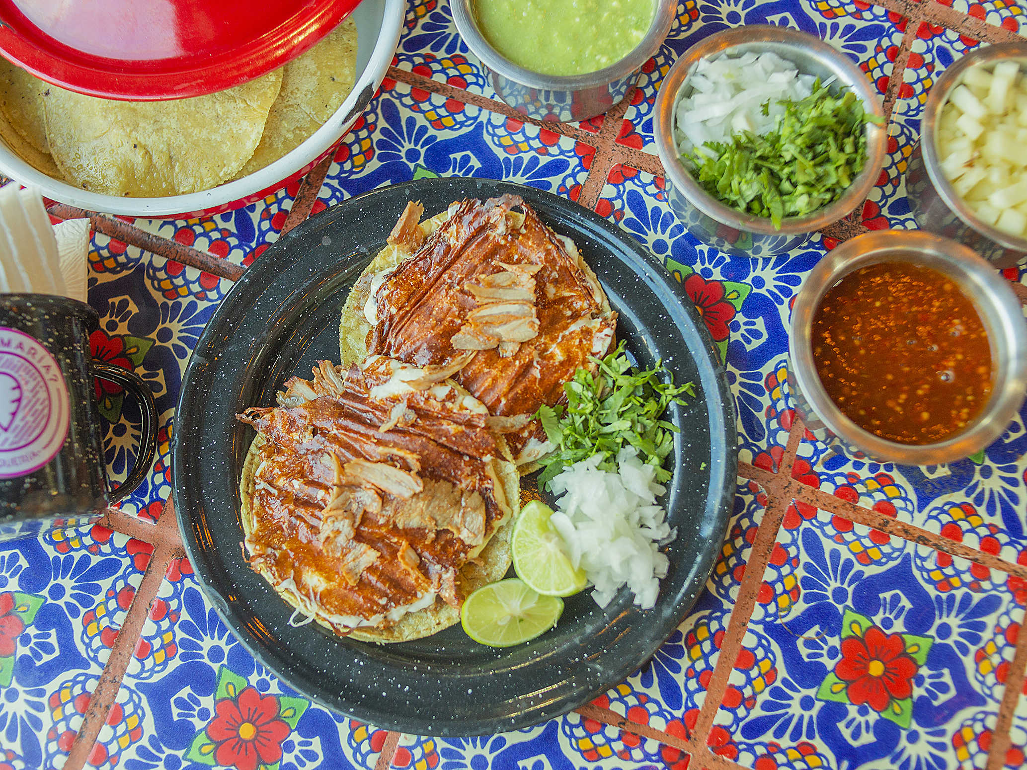 Taco al Pastor con Queso