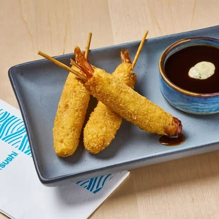 Kushiague de Camarón – Brochetas Rellenas de Queso