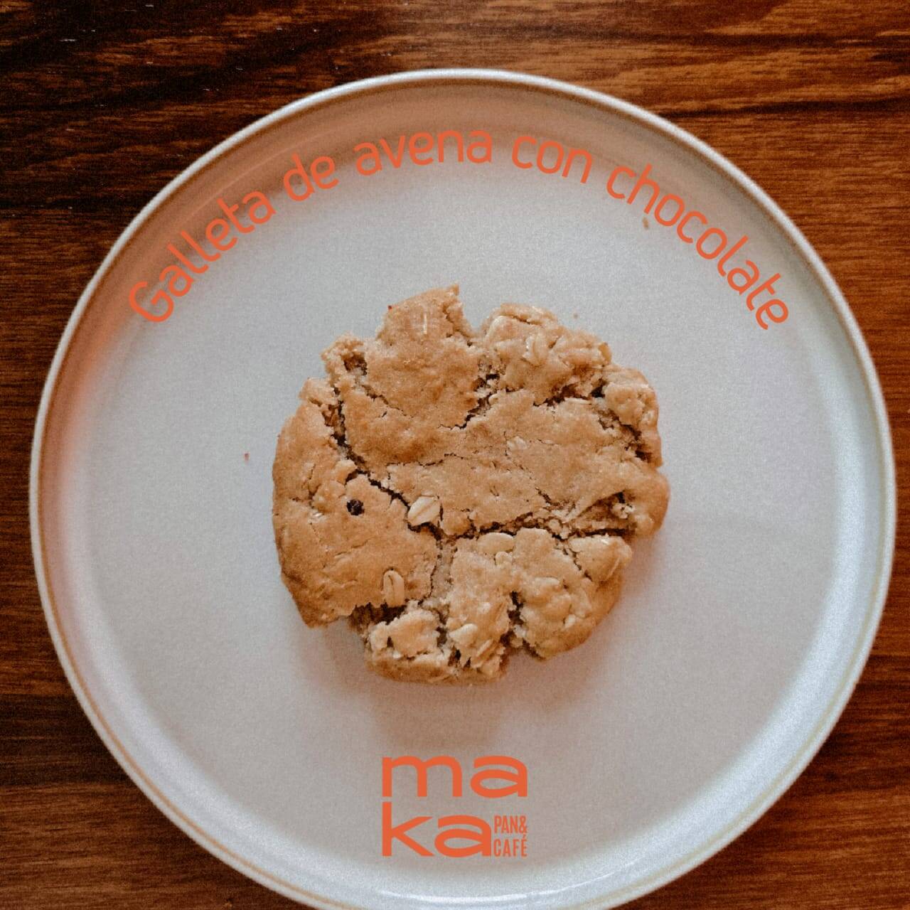 Galleta de Avena con Chispas de Chocolate