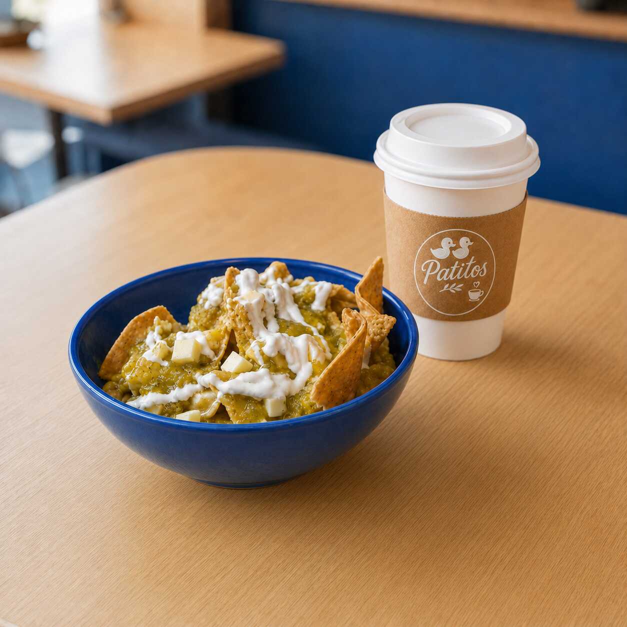 Combo Chilaquiles con Capuccino