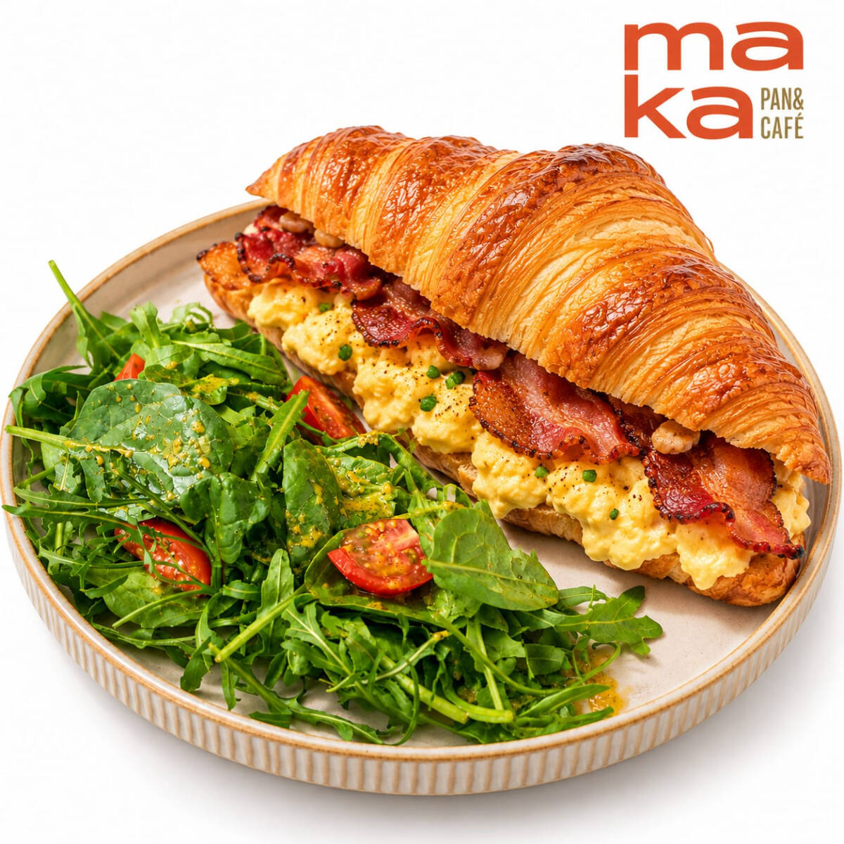 Croissant de Huevo y Tocino