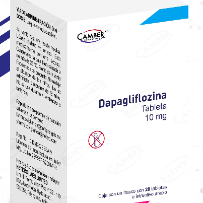 Dapagliflozina 10mg Laboratori Camber Frasco con 2