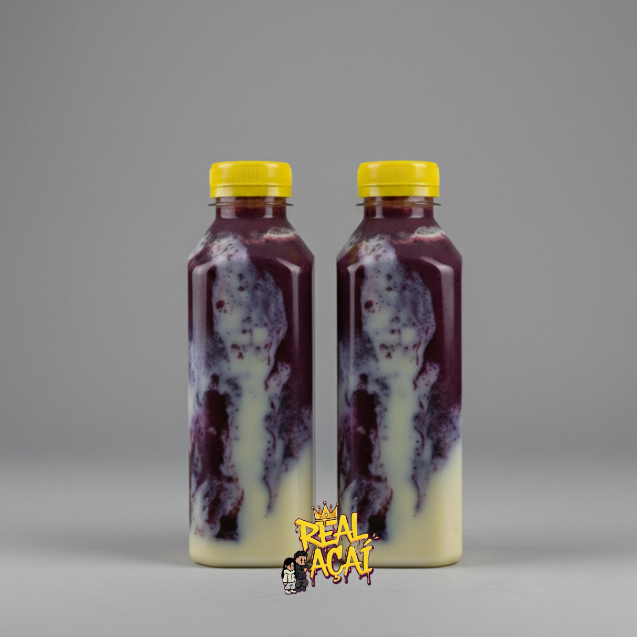 Açaí batido com banana, leite em pó e segredo do Real!