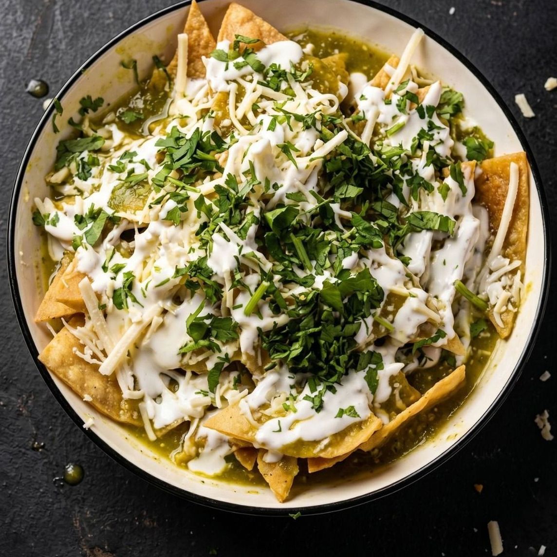 CHILAQUILES VERDES CLASICOS