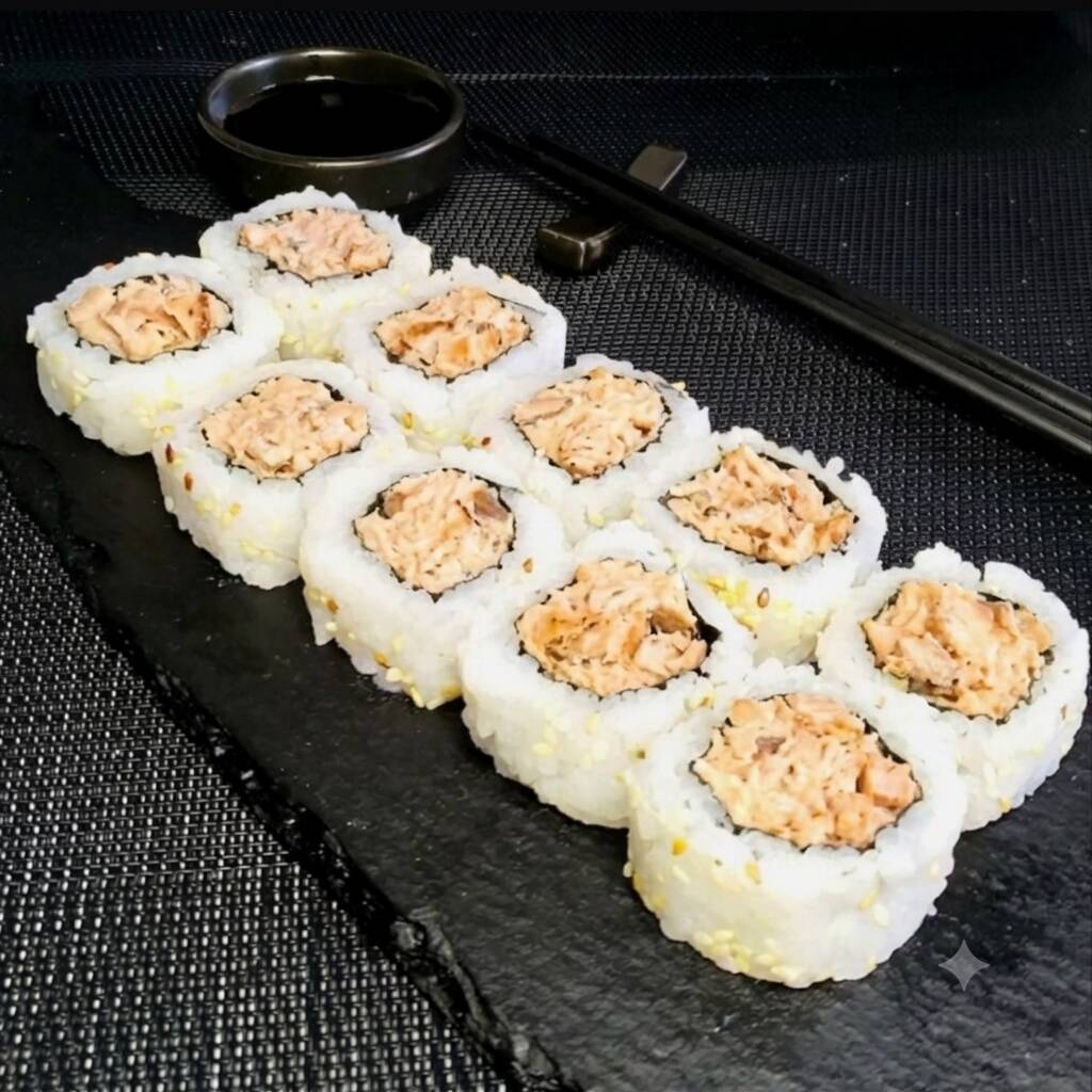 Uramaki Salmão grelhado 08 unidades
