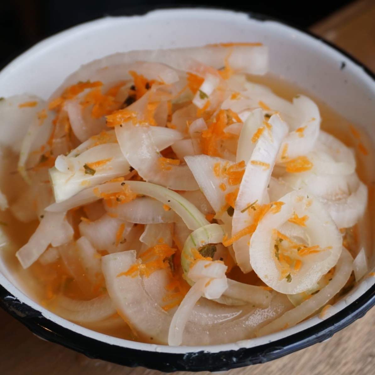 Zanahoria y Cebolla Curtida