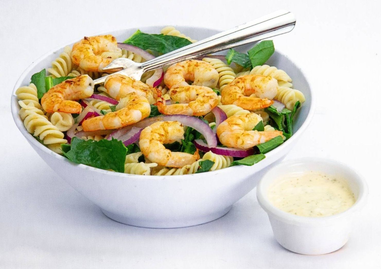 Ensalada de Camarón con Espinacas