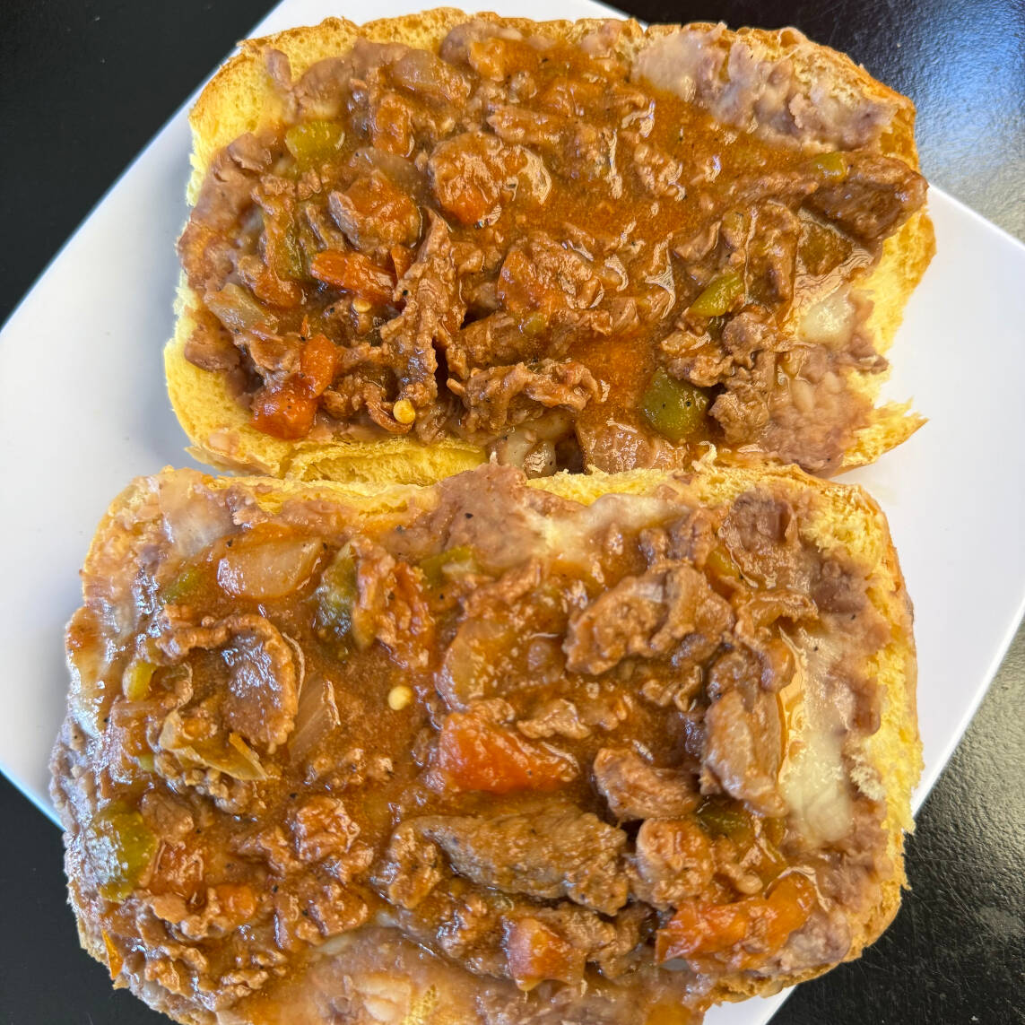 Mollete De Bistec Ranchero