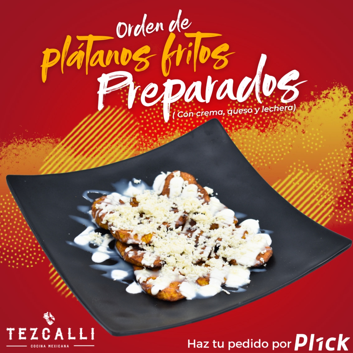 Orden de platanos fritos