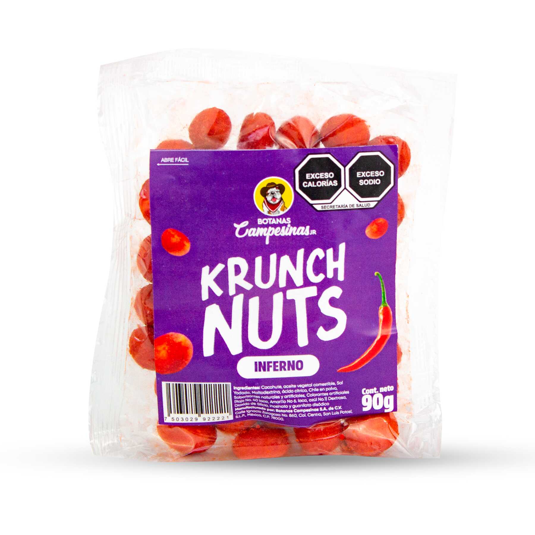 Krunch Nuts Cacahuates Inferno