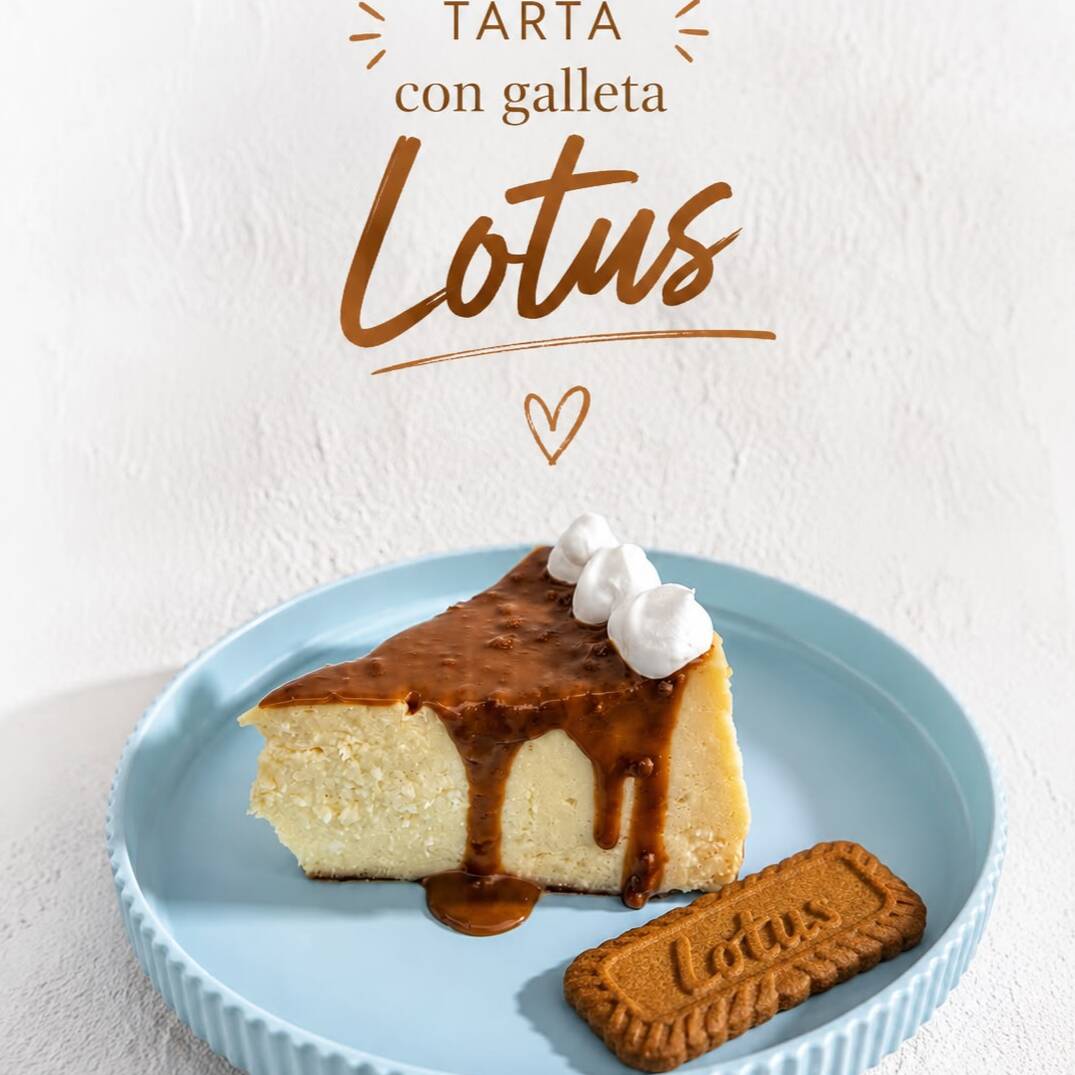 Tarta Vasca con Lotus
