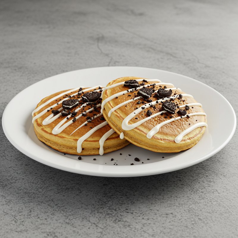 Pancakes de Oreo