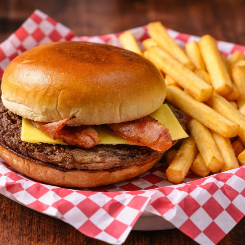 Hamburguesa de Pan Brioche