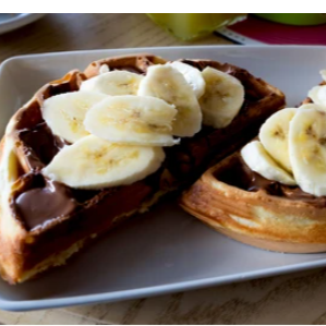 Waffle Nutella/Platano