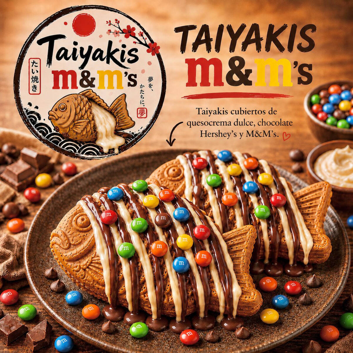 Taiyakis M&M'S