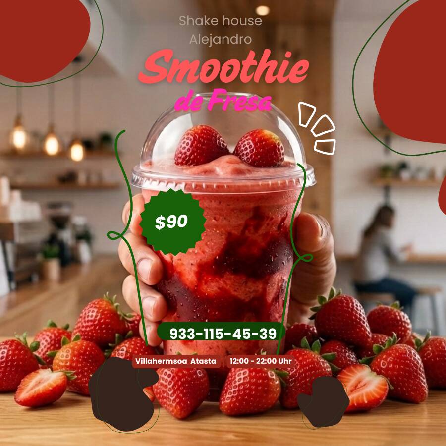 Smoothie de Fresa con Chamoy