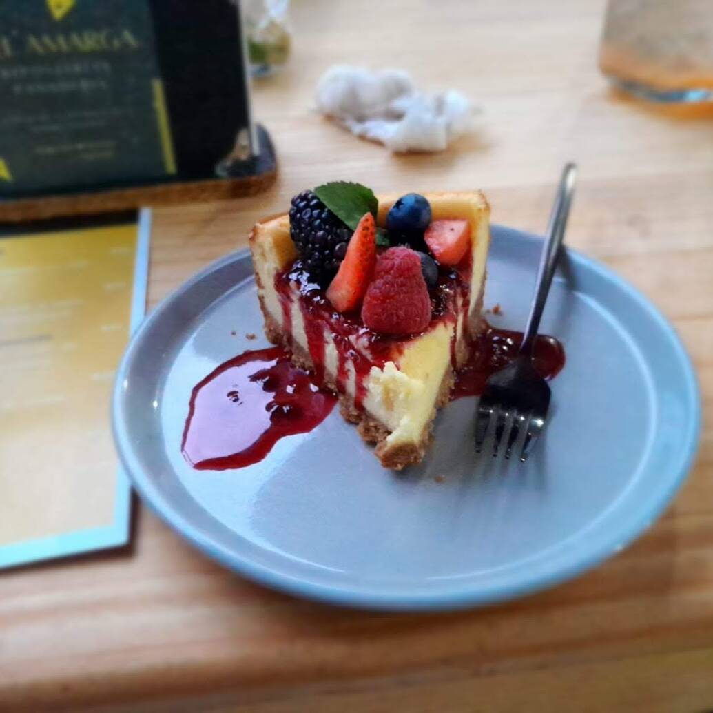 Cheesecake de frutos rojos
