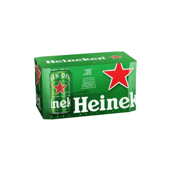 Cerveja Heineken Lata 269ml - 8 Unidades