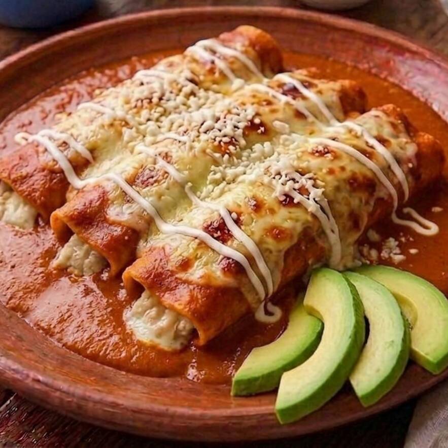 Enchiladas Suizas Rojas