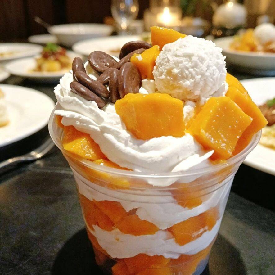 Mango con crema 10 Oz