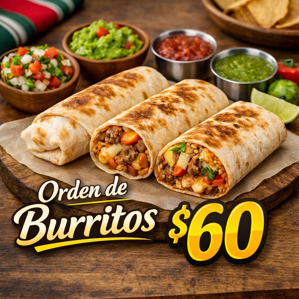 orden de burritos.